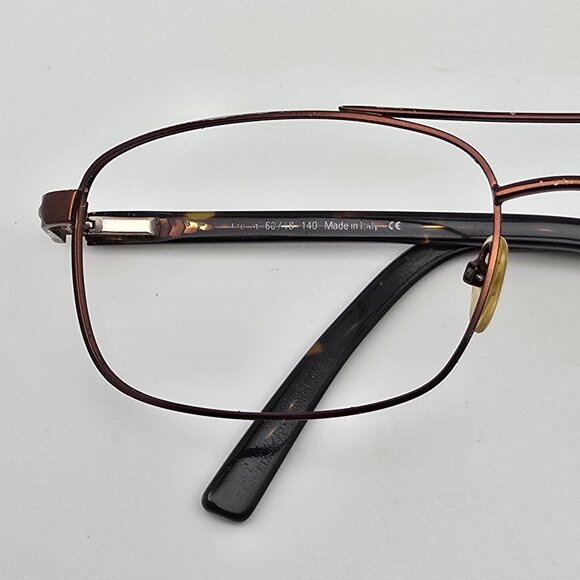 *SOLD* Kirkland Signature Monte 1180458 Brown Aviator Eyeglasses Frame w/ Case - Picture 13 of 15